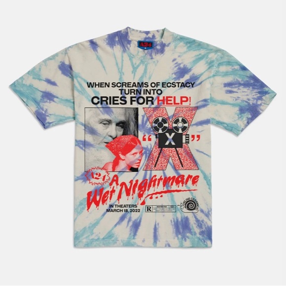 A24 X “wet nightmare” t-shirt NWT - Picture 2 of 4